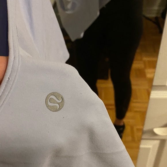 Baby blue lululemon ballerina top - Picture 3 of 5